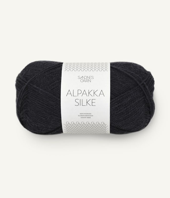 Alpakka Silke 1099 Black